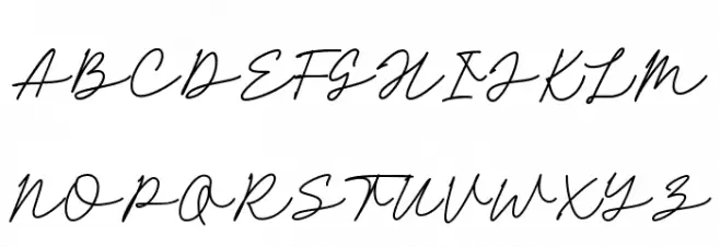Andolucia Schriftart Groß