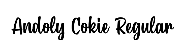 Andoly Cokie Regular  Descarca Fonturi Gratis