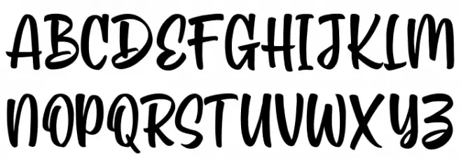 Andoly Cokie Regular Schriftart Groß