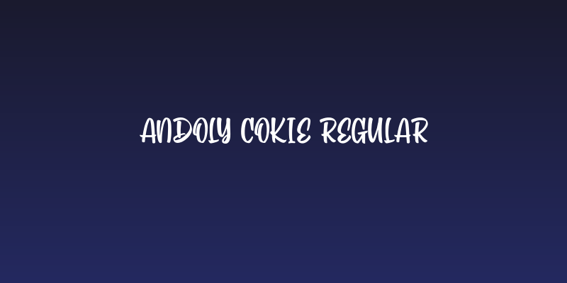 Andoly Cokie Regular Social Header