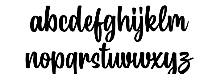 Andoly Cokie Regular Font LOWERCASE