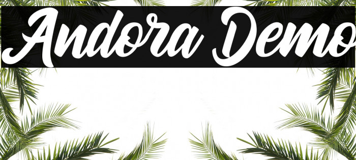 Andora Demo Font examples