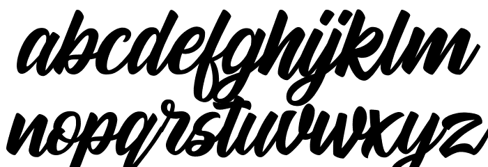 Andora Demo Font LOWERCASE