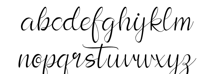 Andora Font LOWERCASE