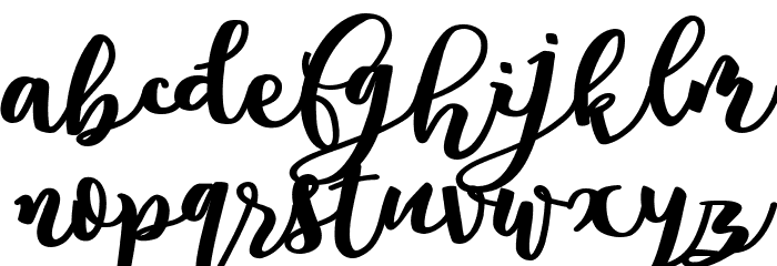 Andorra Personal Use Font LOWERCASE