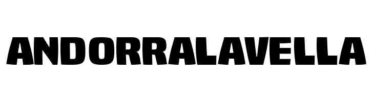Andorra la Vella  font caratteri gratis