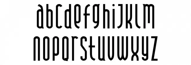 Andover Schriftart Groß