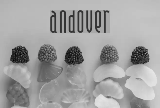 Andover Font examples