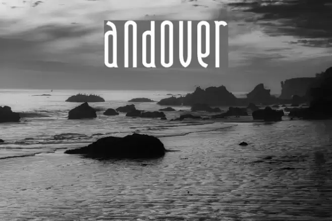 Andover Font examples