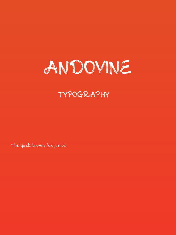 Andovine Poster