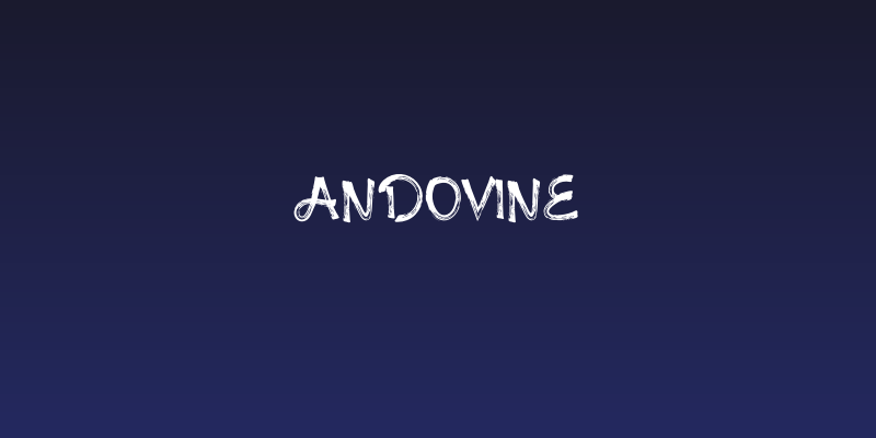 Andovine Social Header