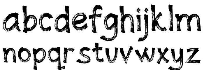 Andovine Font LOWERCASE