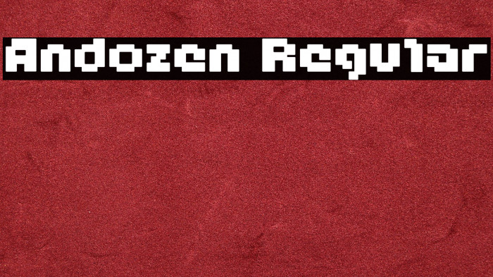 Andozen Regular Example 3