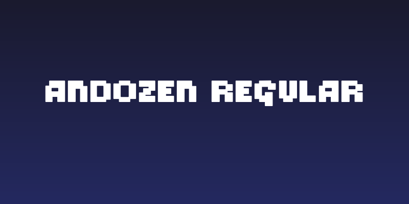 Andozen Regular Social Header