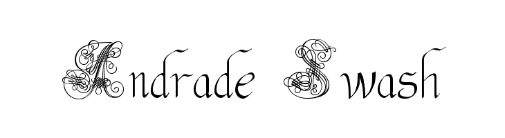 Andrade Swash Font