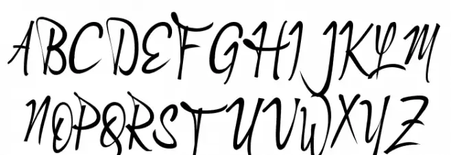 Andragogy Signature Шрифта ВЕРХНИЙ