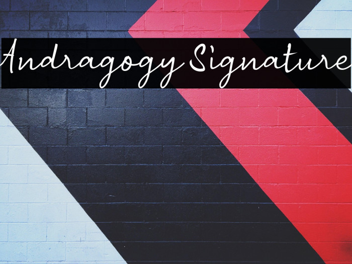 Andragogy Signature Example 1