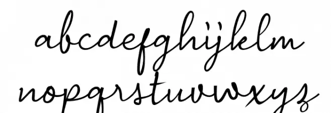 Andragogy Signature फ़ॉन्ट लोअरकेस
