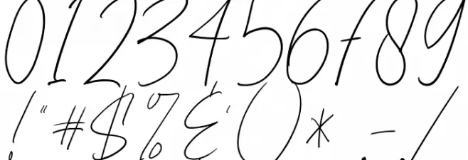 Andrea Bilarosa Font OTHER CHARS