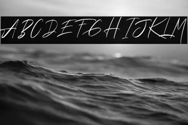 Andrea Roft Personal Use Font examples