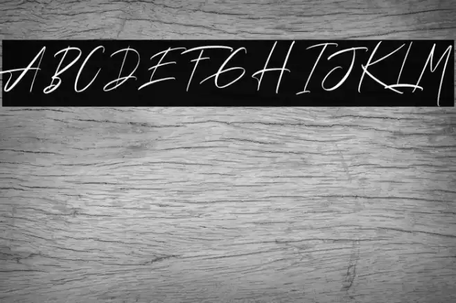 Andrea Roft Personal Use Font examples