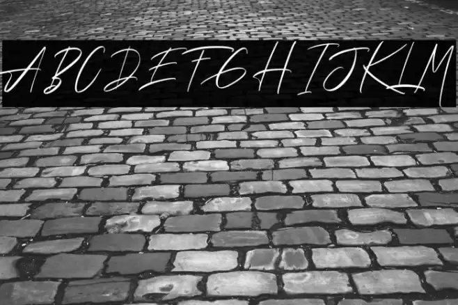 Andrea Roft Personal Use Font examples