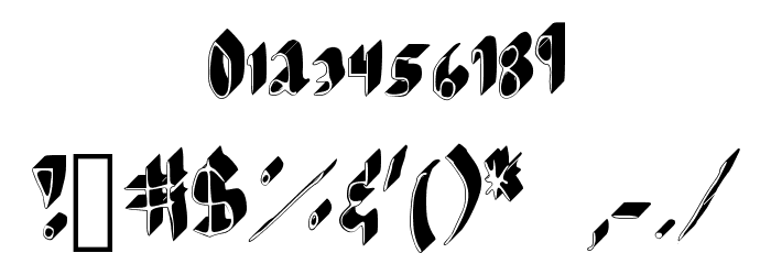 AndreaFont Medium Font OTHER CHARS