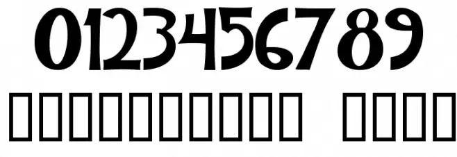 AndreaKarimeNormal Font OTHER CHARS