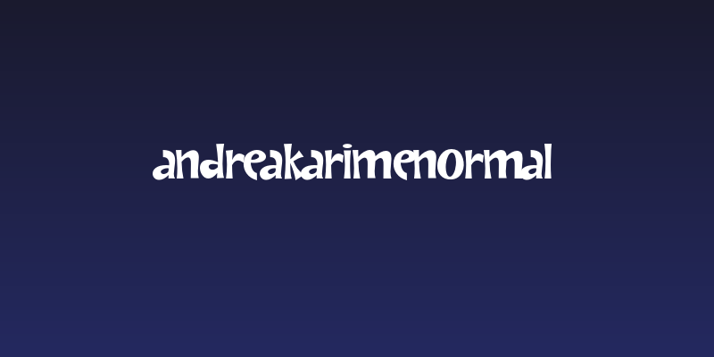 AndreaKarimeNormal Social Header