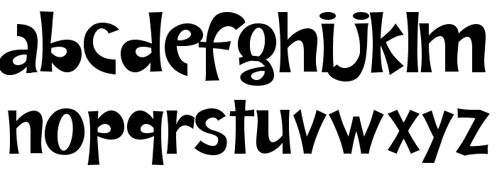AndreaKarimeNormal Font LOWERCASE