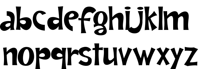 AndreaKarimealtasybajas-Reg Font LOWERCASE