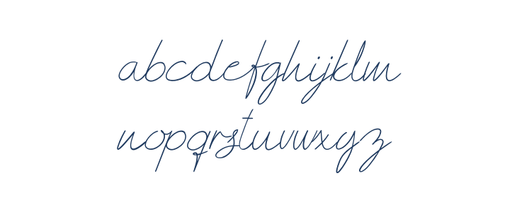 AndreaScriptThin Lowercase