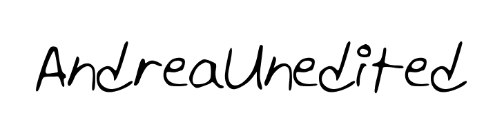 AndreaUnedited Font