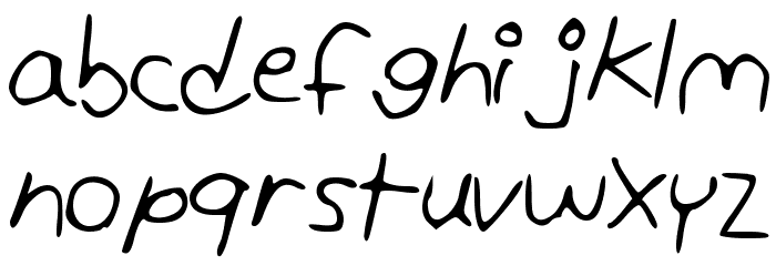 AndreaUnedited Font LOWERCASE