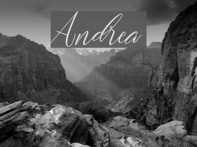 Andrea Font examples