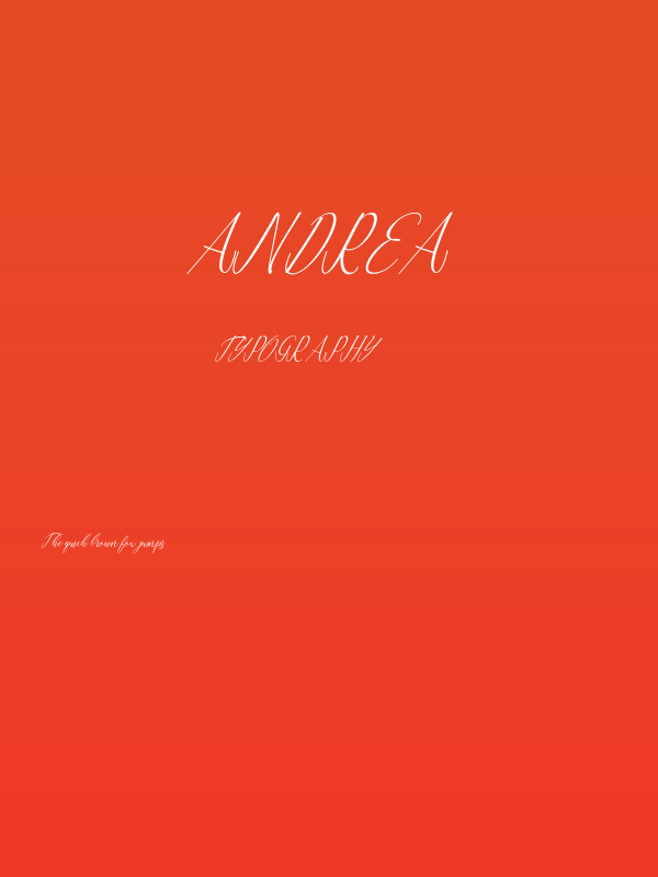 Andrea Poster