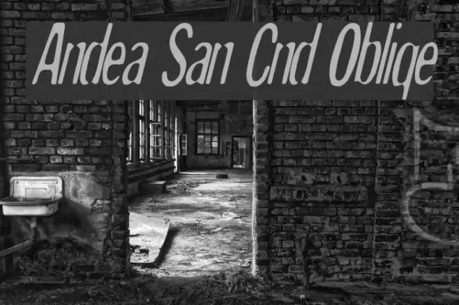 Andreas Sans Cnd Oblique Fonte examples