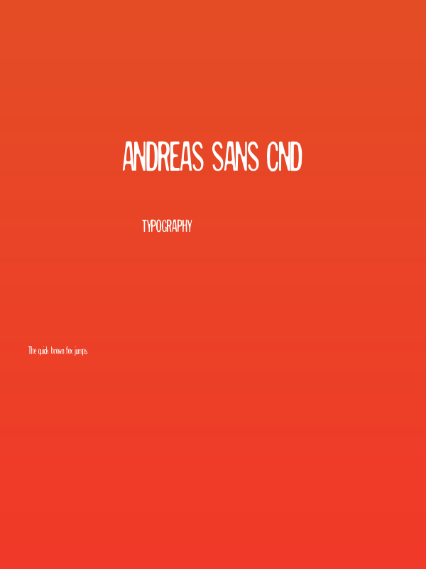 Andreas Sans Cnd Poster