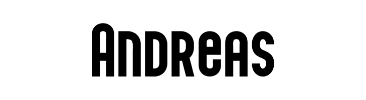 Andreas  免费字体下载