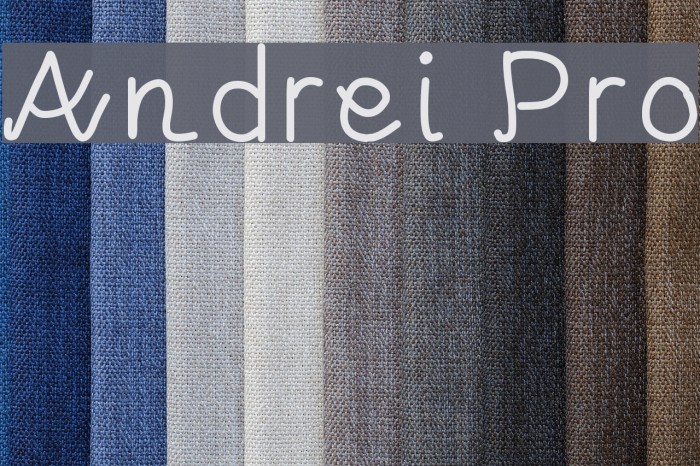 Andrei Pro Font examples