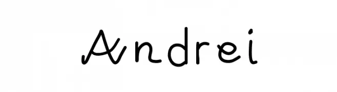 Andrei  font caratteri gratis