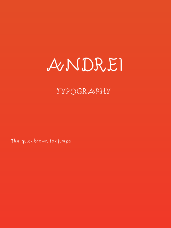Andrei Poster