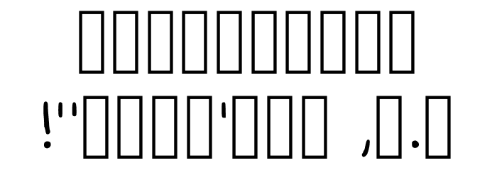 Andreia_handwrite Regular Font OTHER CHARS