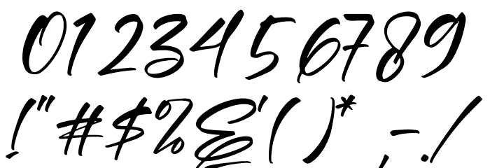 Andresta Montera Font OTHER CHARS