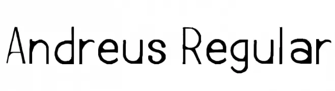 Andreus-Regular  Descarca Fonturi Gratis