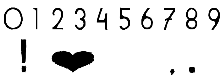 Andreus-Regular Font OTHER CHARS