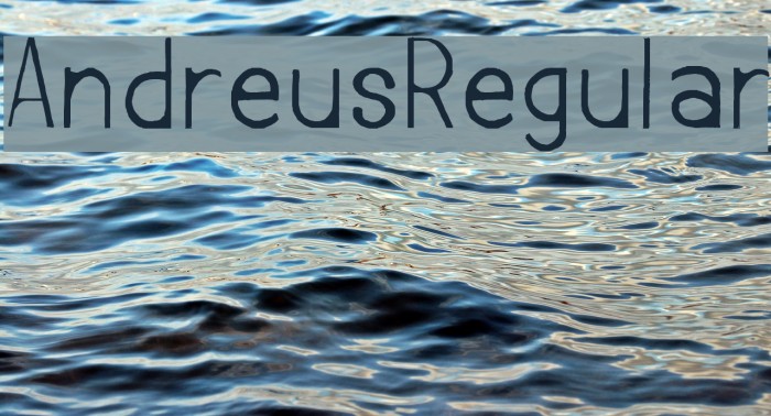 Andreus-Regular Font examples
