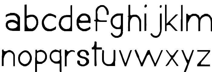 Andreus-Regular Font LOWERCASE