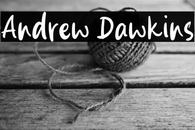 Andrew Dawkins خط examples