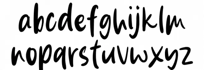 Andrew Dawkins خط أحرف صغيرة